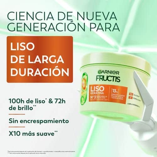 Mascarilla Liso Keratina